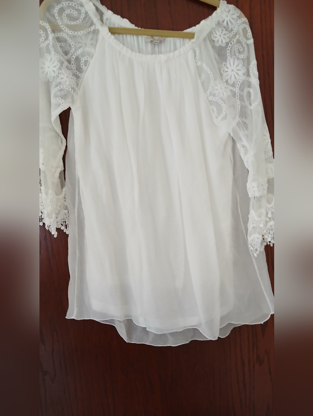 Silk Off Shoulder Lined Blouse